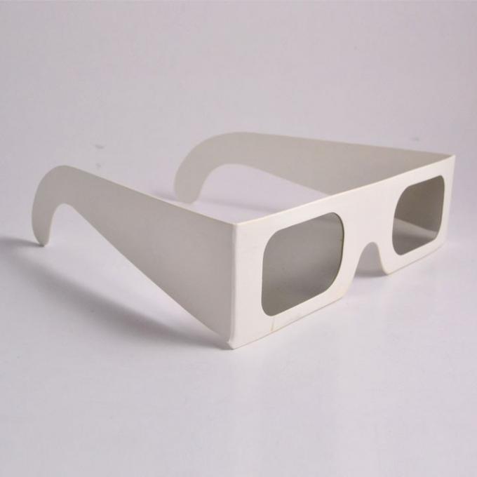 ChromaDepth 3D Glasses-White ความลึกของกล่องกระดาษแข็ง, กระดาษ Passive Chromadepth clear lens 3d แว่นตา