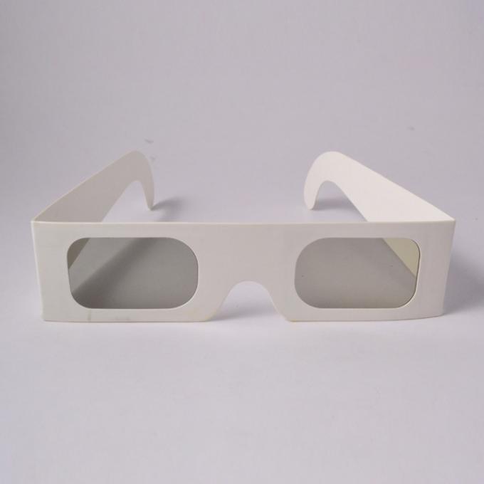 ChromaDepth 3D Glasses-White ความลึกของกล่องกระดาษแข็ง, กระดาษ Passive Chromadepth clear lens 3d แว่นตา