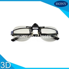 ประเภทคลิป แว่นตา 3d แบบโพลาไรซ์แบบวงกลมพลาสติก Anti Glare