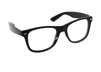 แก้วพลาสติก 3D แวววาวแว่นตา Custom Logo Plastic Rainbow 3D Glasses