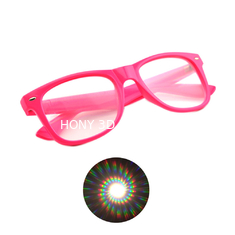 แว่นตากันแดด 3D ดอกไม้ไฟกรอบแว่นตาขายส่ง LOGO พิมพ์แว่นตา