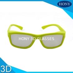 แว่นตา 3D Cinema Expendable แว่นตาโพลาไรซ์แบบพาสซีฟแบบอ่อนกรอบรูปนุ่ม