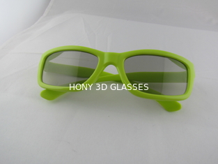 แว่นตา 3D Cinema Expendable แว่นตาโพลาไรซ์แบบพาสซีฟแบบอ่อนกรอบรูปนุ่ม