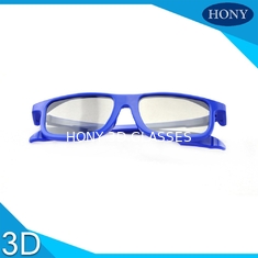 Cinema Reald Volfoni System ใช้แว่นตา Polarized 3D แบบวงกลมสีดำกรอบสีขาว