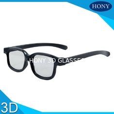 แว่นตาสามมิติโพลาไรซ์แบบวงกลมกรอบ ABS สำหรับผู้ใหญ่
