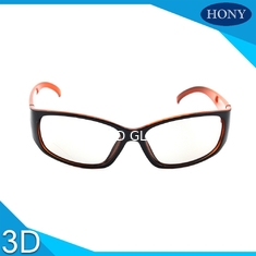 พลาสติกป้องกันภาพสั่นไหวแบบคู่ 3D กรอบแว่นตาทำด้วยพลาสติกแข็งเคลือบผิว