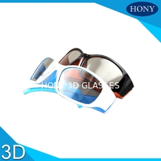 พลาสติกป้องกันภาพสั่นไหวแบบคู่ 3D กรอบแว่นตาทำด้วยพลาสติกแข็งเคลือบผิว