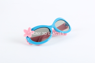แว่นตา 3D Cinema สำหรับเด็กใช้เลนส์กันรอยขีดข่วนแบบยาว