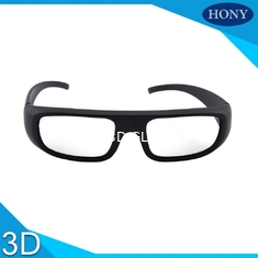 แว่นตาภาพยนตร์ 3D แว่นตากันแดดแบบป้องกันการขจัดครีบ