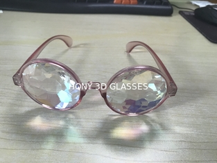 พลาสติก Hony ผลิตภัณฑ์ใหม่ล่าสุด, Flower Lense Kaleidoscope แว่นตาสำหรับเต้นรำ Musice Fesvital