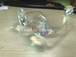 พลาสติก Hony ผลิตภัณฑ์ใหม่ล่าสุด, Flower Lense Kaleidoscope แว่นตาสำหรับเต้นรำ Musice Fesvital