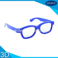 แว่นตา 3D โพลาไรซ์แบบโพลาไรซ์เชิงเส้นโครงพีซีน้ำหนักเบา