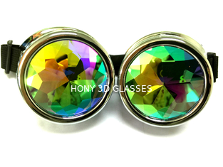 Kg005 Goggle Kaleidoscope แว่นตา Pc Frame สำหรับเทศกาลวันหยุด / เทศกาลดนตรี
