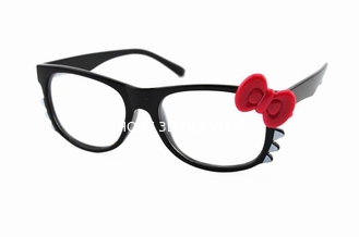 Hello Kitty Plastic Diffraction Glasses With Clear Lens For Girls