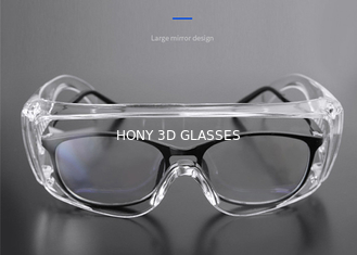 Pvc Hony เฟรมวัสดุผลิตภัณฑ์ใหม่ล่าสุดแว่นตานิรภัยแว่นตาป้องกันดวงตาสีใส