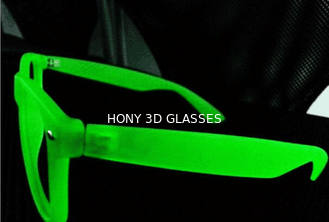แว่นตาสามมิติแบบฟลูออเรสเซนซ์พร้อมเลนส์หักเหแสงแบบ pc เป็นมิตรกับสิ่งแวดล้อม