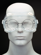 ทางการแพทย์ 180 องศาดูแว่นตาป้องกันดวงตา PVC