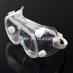ทางการแพทย์ 180 องศาดูแว่นตาป้องกันดวงตา PVC