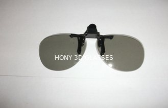 Clip On Plastic Polarized แว่นตาสามมิติพลาสติกประสิทธิภาพ 99.7%