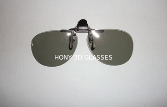 Clip On Plastic Polarized แว่นตาสามมิติพลาสติกประสิทธิภาพ 99.7%