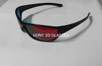 พลาสติกพับได้ Red Cyan 3D แว่นตาสำหรับโฮมเธียเตอร์