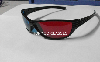พลาสติกพับได้ Red Cyan 3D แว่นตาสำหรับโฮมเธียเตอร์