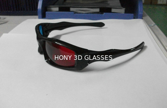 แว่นตาพลาสติก Red Cyan 3D ที่สามารถนำกลับมาใช้ใหม่สำหรับภาพยนตร์ 3D