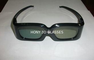 รีชาร์จ DLP Link โปรเจคเตอร์ Active Shutter แว่นตา 3D Glasses LCD เลนส์ 120Hz