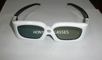 แว่นตา Cinema DLP Link 3D ขับเคลื่อนด้วยแบตเตอรี่ลิเธียมแบบชาร์จไฟได้ USB