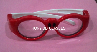 โปรเจคเตอร์ Active Shutter 3D แว่นตาทีวี Kids Red DLP Link 3D Glasses