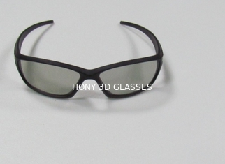 เลนส์แว่นตาพลาสติก Polarized 3D สำหรับคอมพิวเตอร์ CE 0.72 มิลลิเมตร