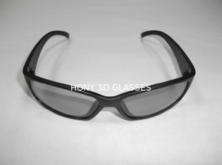 Anaglyph Plastic Polarized 3D Glasses สำหรับภาพยนตร์ Reald
