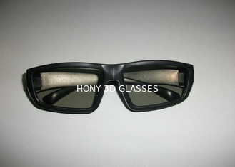 แว่นตา 3D Polarized 3D ที่มีกรอบพลาสติก ABS สีดำ