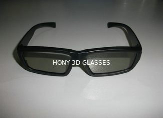 แว่นตา 3D Polarized 3D ที่มีกรอบพลาสติก ABS สีดำ