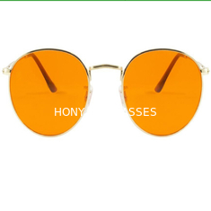 แว่นตาบำบัดด้วยสีที่ผ่านการรับรอง EN71 UV 400 เพิ่มอารมณ์ป้องกัน