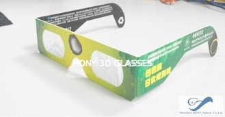 กระดาษกรอบแว่นตาสุริยุปราคาแว่นสายตาแว่นตา PET PET PVC 0.06mm
