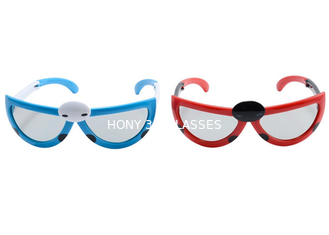เลนส์โพลาไรซ์แบบวงกลม Kids 3d Cinema Glasses แขนพับได้