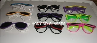 แว่นตาพลาสติก 3D แว่นตากรอบรูปแบบโลโก้ที่กำหนดเองการพิมพ์ 12 สี