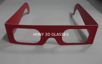 การพิมพ์แบบกำหนดเองสีแดง Cyan 3D แว่นตาทนทานด้วยเลนส์ความลึก Chromad