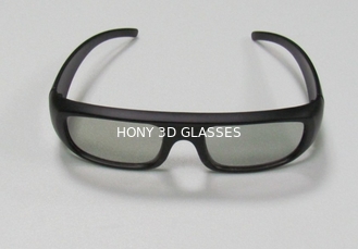 ทำโลโก้แบบกำหนดเอง Plastic Passive Circular Polarized Real D 3D แว่นตาสำหรับโรงภาพยนตร์
