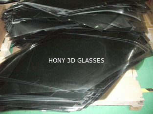 แว่นตา 3D Glasses Lens LCD แผ่นฟิล์มโพลาไรซ์การเปลี่ยนสี Anti Scratch สีเทา