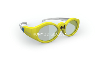 PC Frame พลาสติก DLP Link ชัตเตอร์ Active 3D แว่นตาทีวี 3D สวมใส่สบาย