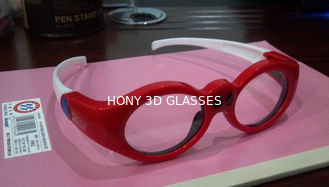 ชัตเตอร์ที่ใช้งาน 3 มิติ DLP Link 3D แว่นตาทีวีพร้อมคอนแทคเลนส์ LCD ชาร์จใหม่ได้สำหรับเด็ก