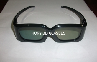 High Tech DLP Link ชัตเตอร์ที่ใช้งานอยู่แว่นตา 3D TV Glasses ชาร์จไฟได้ CE FCC ROHS